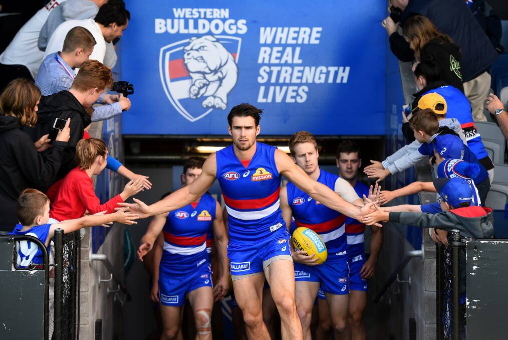 TEAM OF THE MIGHTY WEST: Easton Wood believes Western Bulldogs can thrive in unusual circumstances. Picture: Adam Trafford