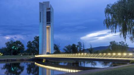Aspen Island in Canberra, the home of the National Carillon, has been renamed. Picture: Keegan Carroll