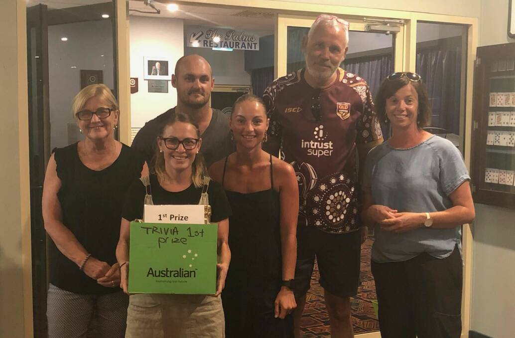 The bowling club hosted another successful trivia night last Tuesday with some $2200 going towards the Narromine High School Group venturing to Vietnam.
