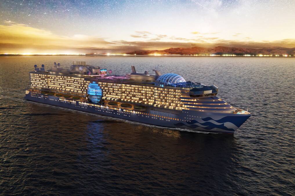 The Star Princess is currently under construction at the Fincantieri shipyard in Italy with the ship's maiden voyage set for August 2025. Picture Princess Cruises