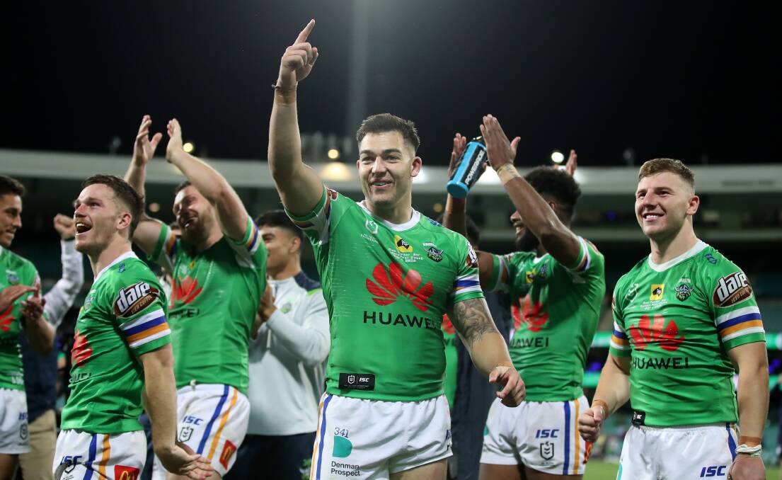 Laurie Daley believes the Canberra Raiders have what it takes to beat the Melbourne Storm. Photo: Cameron Spencer/Getty Images