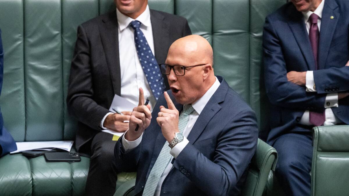 Peter Dutton, do yourself a favour and dump this policy. Picture by Elesa Kurtz Peter Dutton, do yourself a favour and dump this policy. Picture by Elesa Kurtz