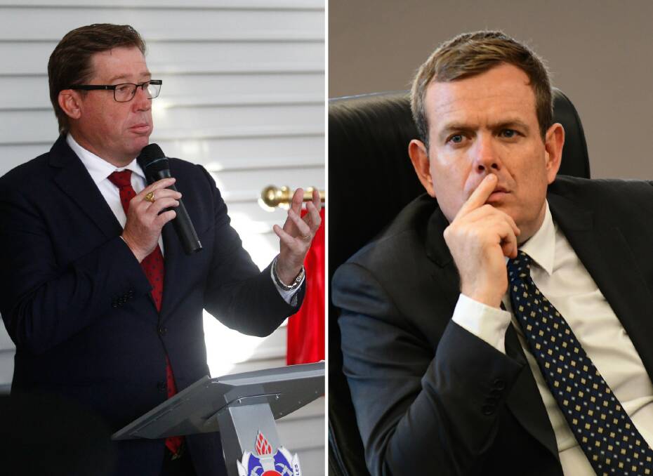 NO GO: Dubbo MP Troy Grant says he won't take part in a public, live-streamed debate with Stephen Lawrence until closer to the state election. Photo: 