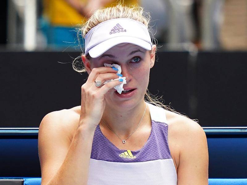 Caroline Wozniacki's (pic) tennis career is over after losing to Jabeur Ons at the Australian Open.