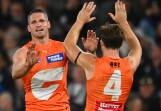 GWS star Jesse Hogan has been cleared to play against the Brisbane Lions after winning his case. (Morgan Hancock/AAP PHOTOS)