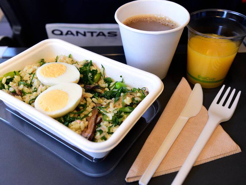 Personal information stolen from Qantas customers includes their meal preferences. Photo: Bianca De Marchi/AAP PHOTOS Personal information stolen from Qantas customers includes their meal preferences. Photo: Bianca De Marchi/AAP PHOTOS