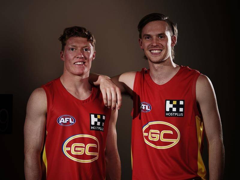 Matthew Rowell (l) and Noah Anderson are looking forward to staking their claim for the Suns.