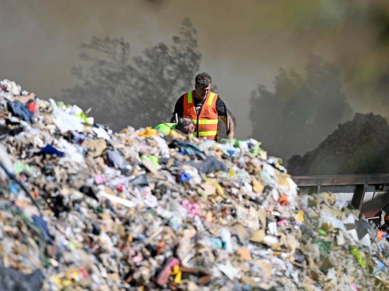 Victoria has allocated budget funds to fix waste issues including stockpiles and toxic fires.