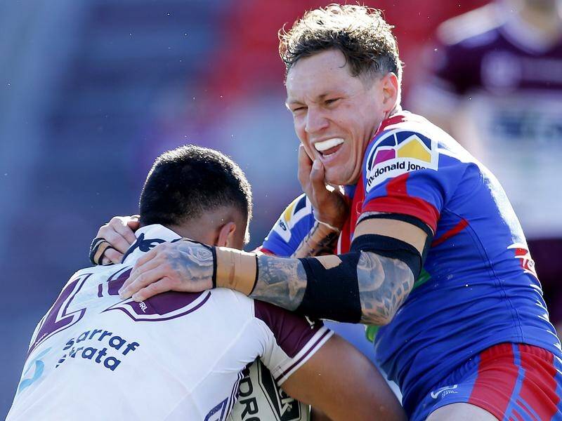 Newcastle's Kurt Mann is playing in the NRL this season to bring his mum some joy.