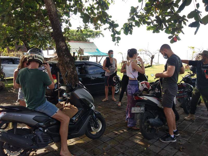 Unruly foreigners in Bali are laughing in the faces of authorities trying to enforce COVID-19 rules.