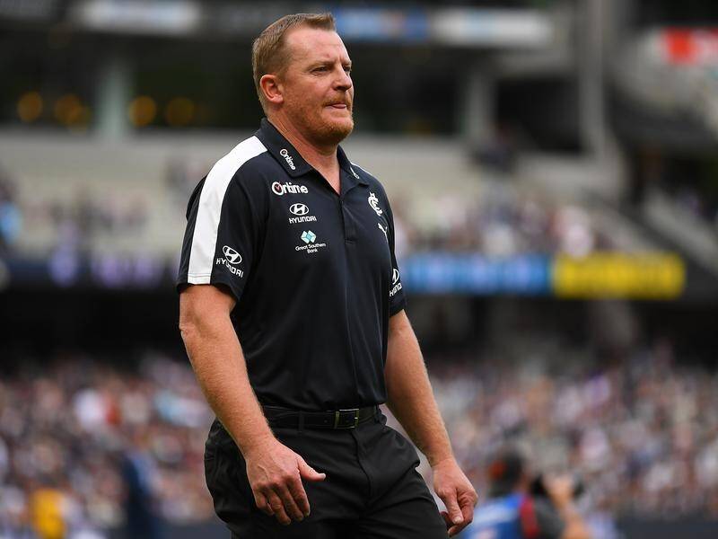Carlton coach Michael Voss says he's emphasised combativeness in his surging AFL team.