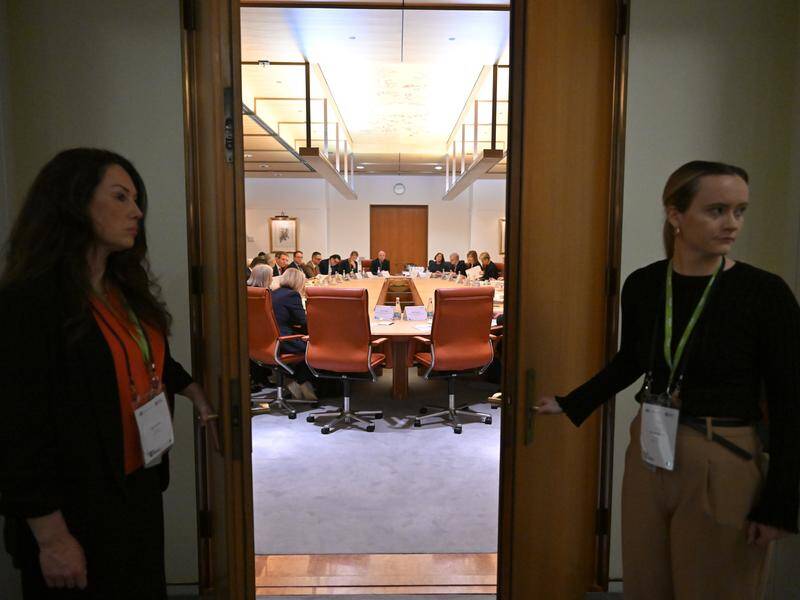 Treasurer Jim Chalmers chaired three days of talks on reforming Australia's economy. Photo: Mick Tsikas/AAP PHOTOS