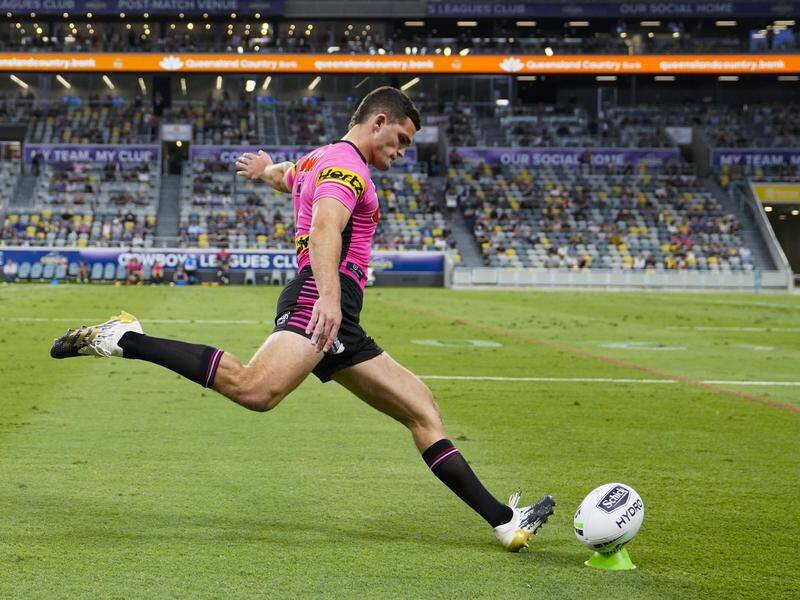 NRL super-boot Nathan Cleary has shared some kicking tips with Argentina's rugby team.