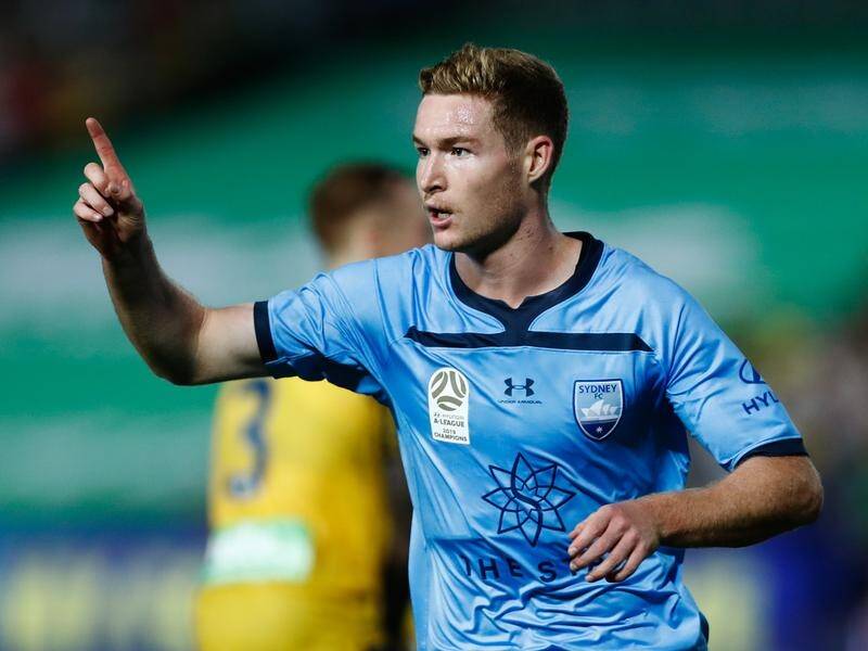 Harry Van der Saag scored Sydney's second goals later to secure A-League victory over Central Coast.