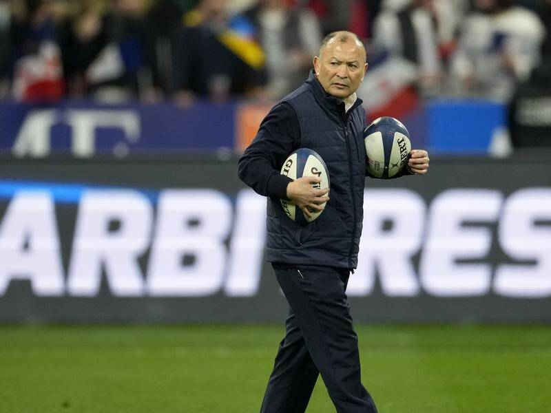 England coach Eddie Jones at the Stade de France before his side's latest defeat by France.