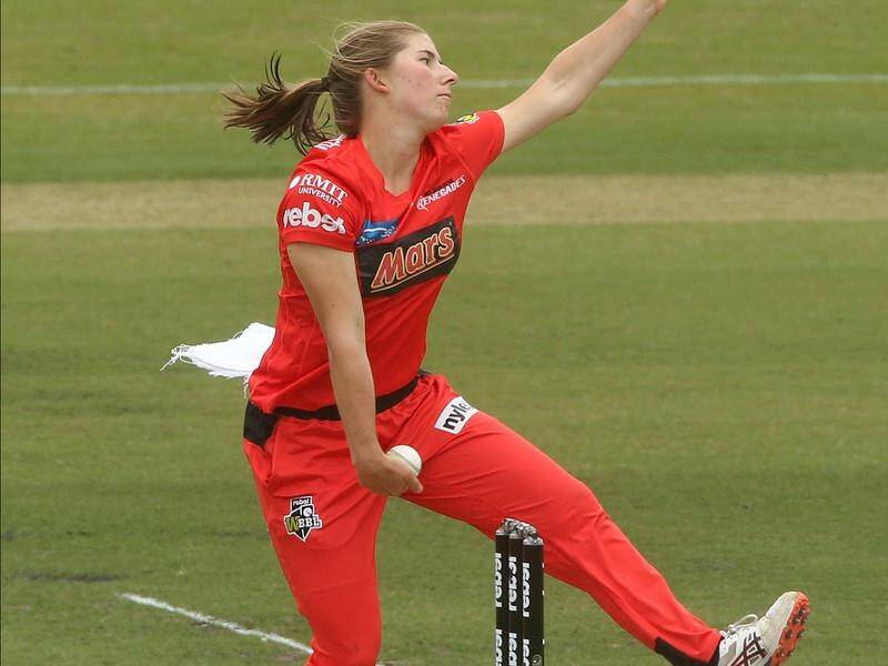Georgia Wareham took 3-13 to lead the Melbourne Renegades to a six-wicket WBBL win over Hobart.