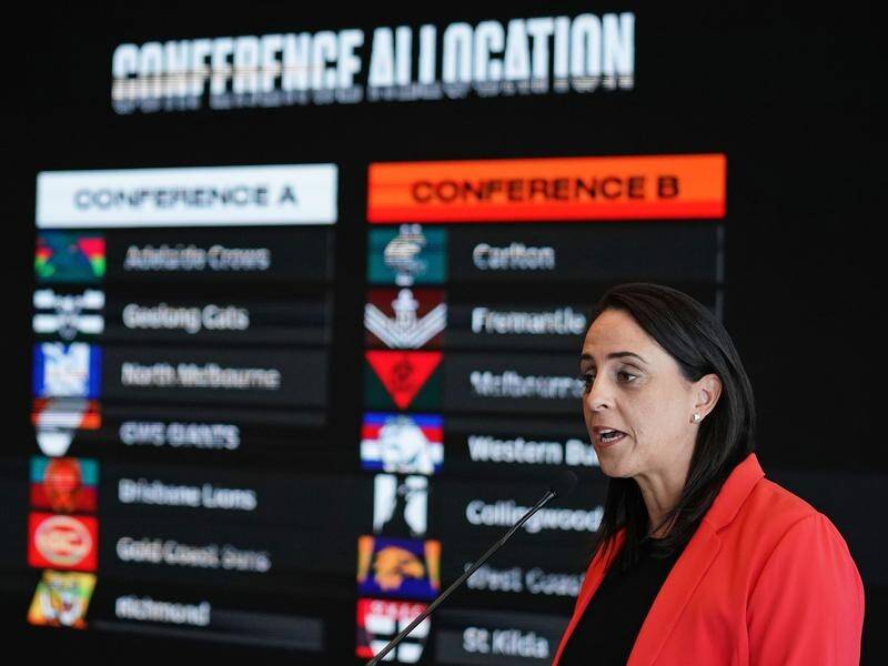 The 2020 AFLW season will feature double-headers with matches in the men's competition.