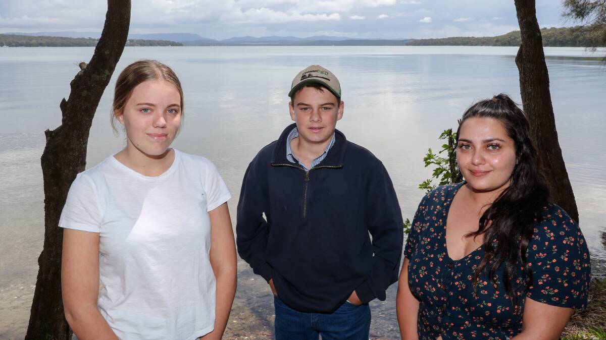 RAISDE VOICES: Narromine's Chelsea White alongside Will Thomas and Tameka O'Donnell were chosen to attend the UNICEF Drought Summit. Photo: EDWINA PICKLES