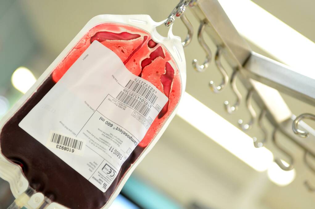 Blood supplies for O+ and B+ are urgently needed. Photo: CONTRIBUTED