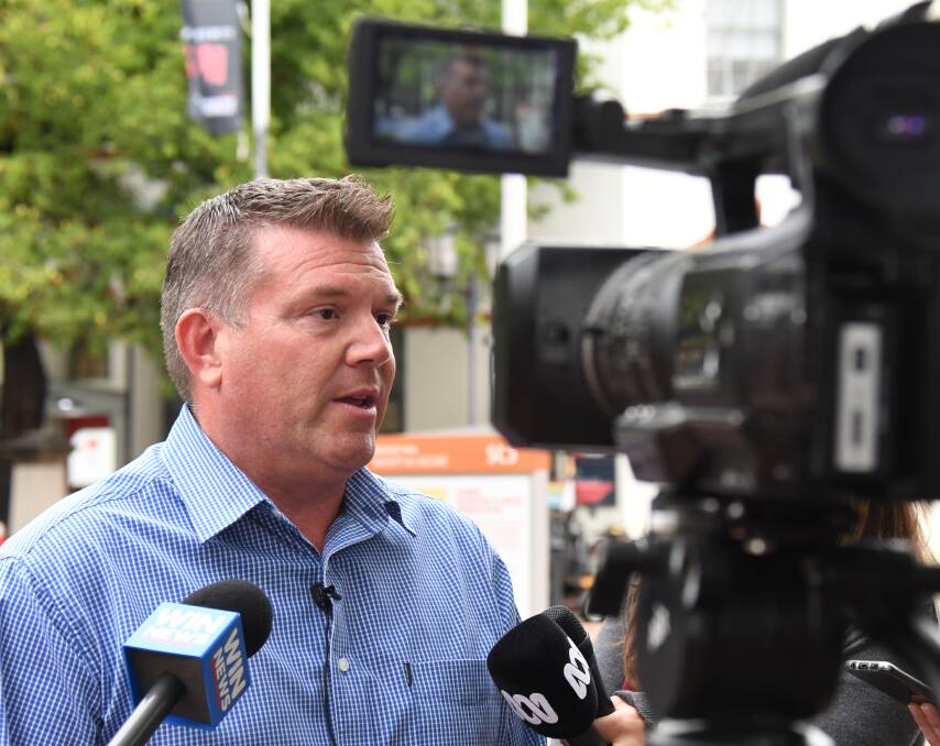 CLOSE RACE: As voting currently stands, Nationals candidate Dugald Saunders is in the lead for the Dubbo electorate with 51.6 per cent of the two party preferred votes. Photo: BELINDA SOOLE