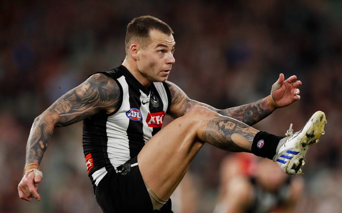 BEST: Jamie Elliott's post-final siren goal will go down as one of the AFL's best match-winners. Picture: Dylan Burns/AFL Photos via Getty Images