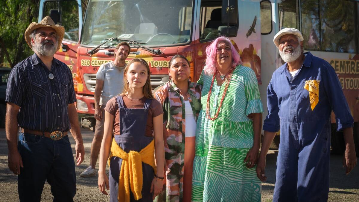 The colourful and quirky townsfolk played by, from left, Wayne Blair, Deborah Mailman, Trisha Morton-Wood and Ernie Dingo. Picture StudioCanal The colourful and quirky townsfolk played by, from left, Wayne Blair, Deborah Mailman, Trisha Morton-Wood and Ernie Dingo. Picture StudioCanal