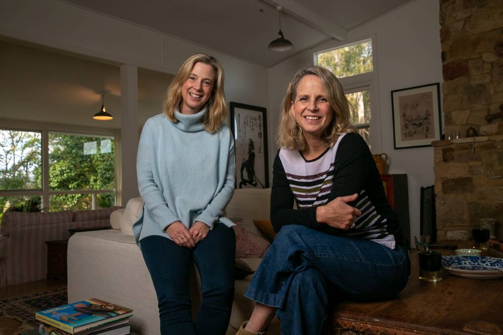 Sisters Anna and Sarah Turnbull. Picture: Geoff Jones